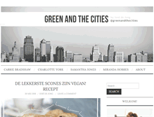 Tablet Screenshot of greenandthecities.nl